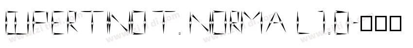 Cupertino T. Normal 1.0字体转换